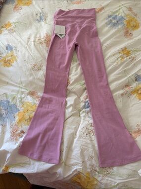 Beyond Yoga Lavender Flare Knit Pants
